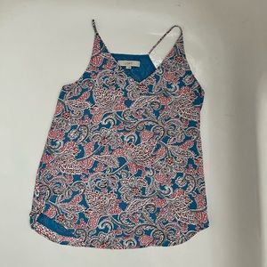 Loft Paisley print tank top size SMALL